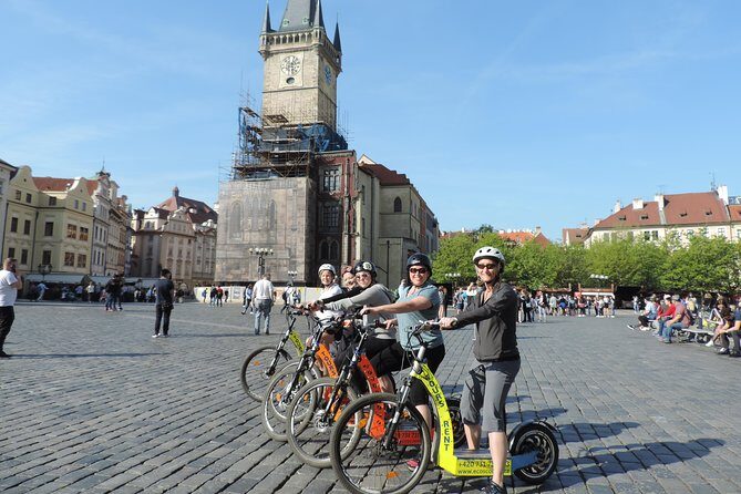 Prague Panoramic Views e-bike and e-Scooter guided Tour - Letná Hill and the Metronome: skyline views with a purpose