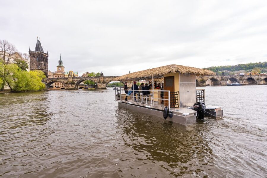 Prague: Party Tiki Boat Sightseeing Cruise with Drinks - The overall vibe: party energy with real sightseeing