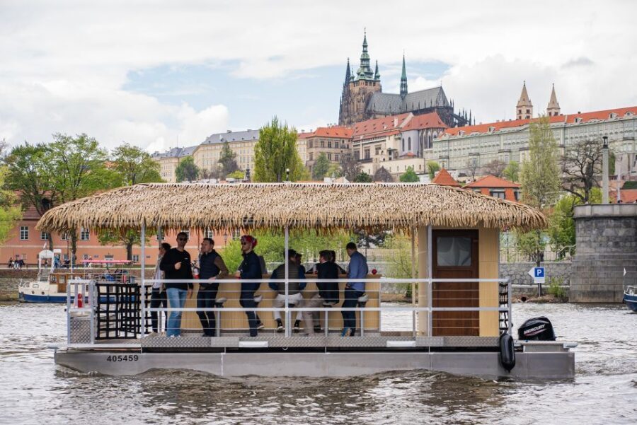 Prague: Party Tiki Boat Sightseeing Cruise with Drinks - Price and value: $518 per group up to 11