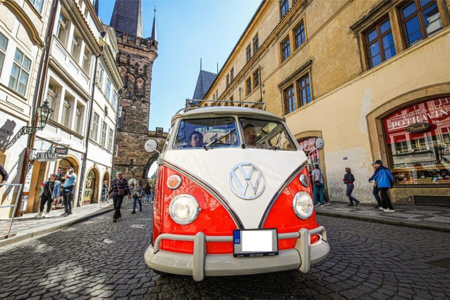 Prague: Private Sightseeing Tour in original VW Samba bus - Stop-by-stop: what you should expect during the route