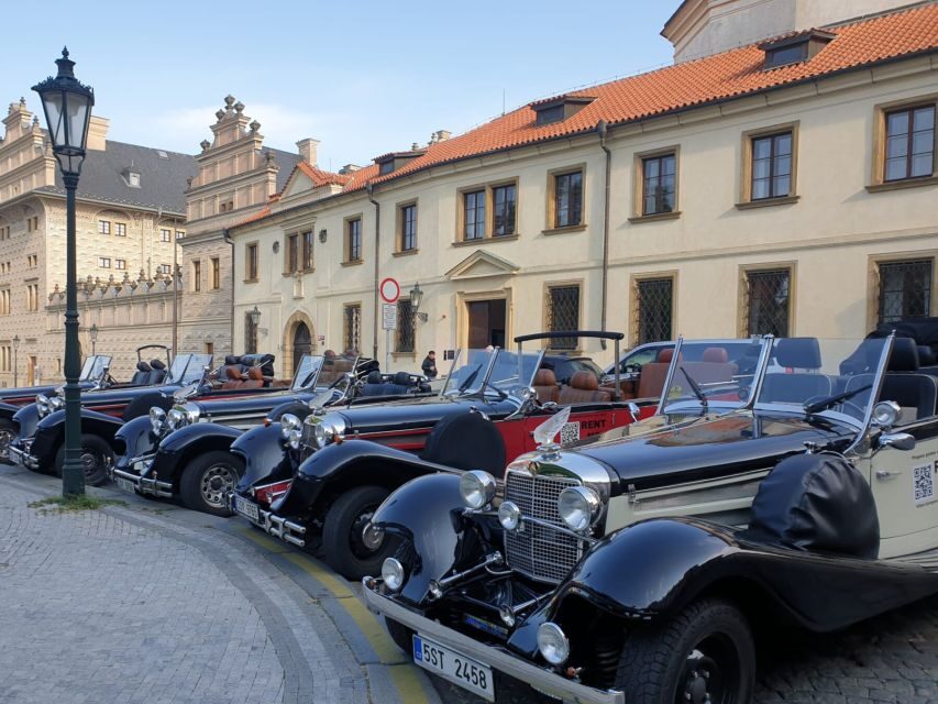 Prague: Private Tour by Vintage Car - Baroque Church Moment and a Modern Protest Symbol