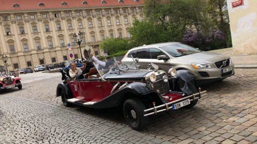 Prague: Private Tour by Vintage Car - Estates Theatre to Charles IV Memories: Early Stops with Real Story Power