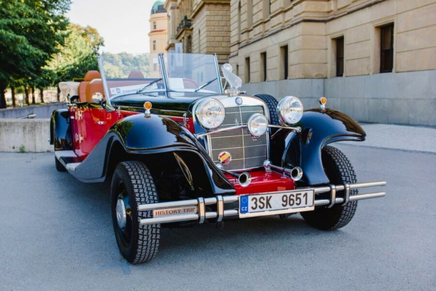 Prague: Private Tour by Vintage Car - Gothic Spires, Pipe Organs, and Rococo Curves