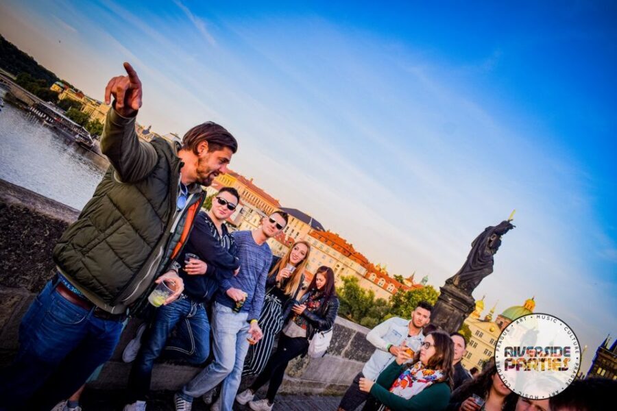 Prague Riverside Parties Tour - The After Part: Crossing the Bridge and Optional Extra Fun