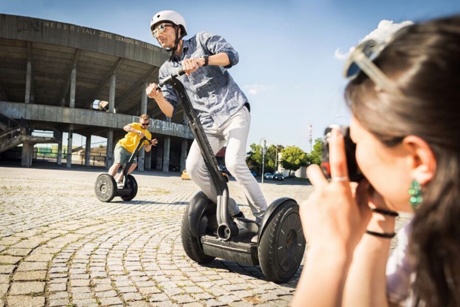 Prague: Segway Tour + Taxi Transfer & Monasteries mini-group - Segway training that gets you rolling in about five minutes