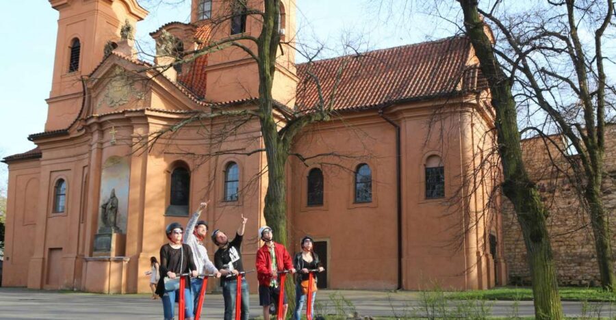 Prague Segway Tour with Oldest Monasteries and Free Taxi - Getting from Hotel Grandior to the Segway start (taxi or scooter)
