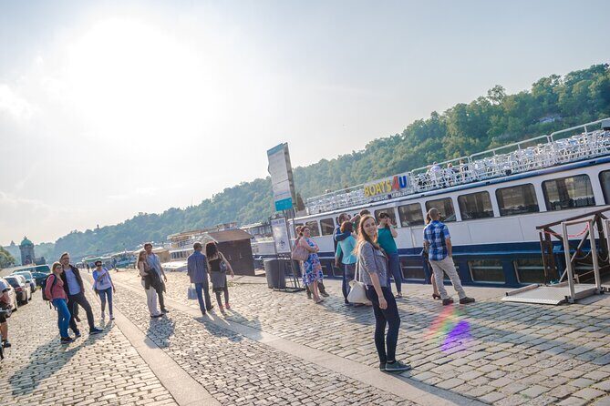 Prague: Sightseeing Boat Cruise with Buffet Dinner - Boarding at Dvorakovo embankment: timing is part of the experience