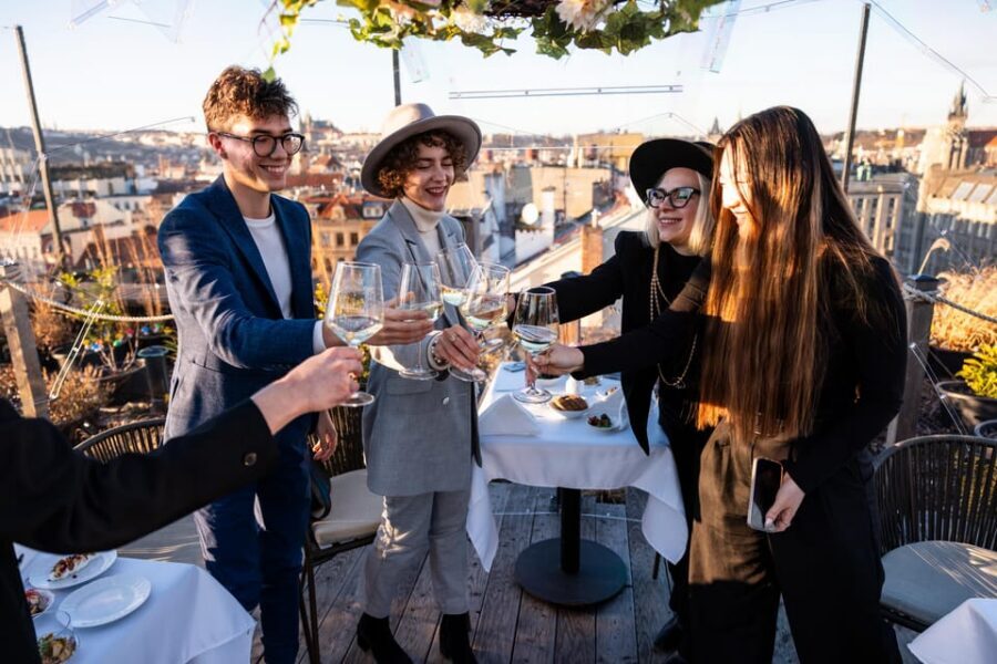 Prague: Sky Bar Aperitivo Menu with Drink & Panoramic Views - 1-Hour vs 2-Hour Aperitivo: Picking the Best Value