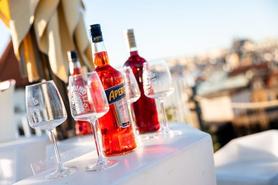 Prague: Sky Bar Aperitivo Menu with Drink & Panoramic Views - Aperitivo Menus Explained: What You Actually Get (Meat and Vegetarian)