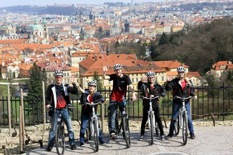 Prague: Small Group or Private Bike City Tour - Meeting point, bike practice, and getting comfortable fast