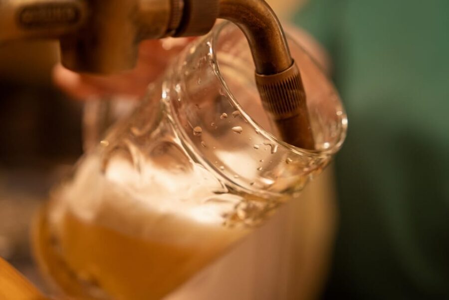 Prague: The Largest Beer SPA with Unlimited Beer Consumption - The Salt Cave Phase: Birch-Branch Salt Fountain and Quiet Recovery