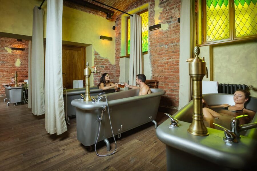 Prague: The Largest Beer SPA with Unlimited Beer Consumption - The Beer Bath: Unlimited Drinks and the Yeast-Hop Soak