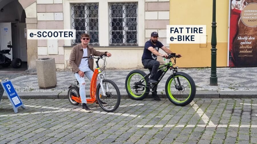 Prague: Tour by Electric Scooter or Cruiser eBike - Price and Value for a 2-Hour Ride with a Small Group