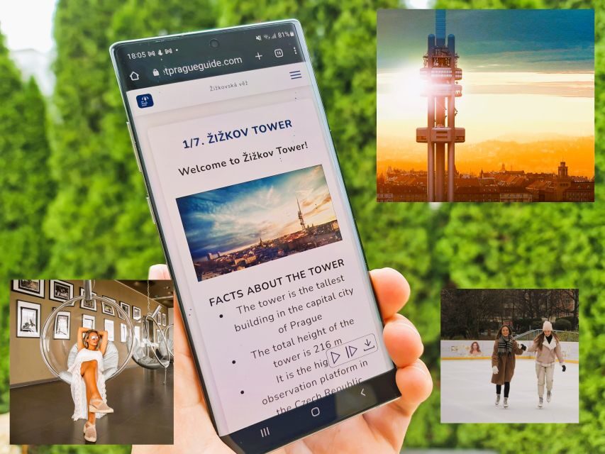 Prague TV Observatory Tower Audio Guide with Online Ticket - Location and Practical Timing: Mahlerovy sady 1