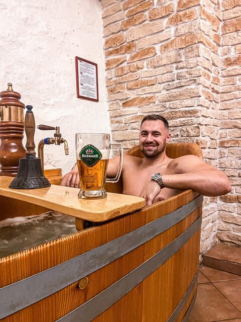 Prague: Ungelt Bernard Beer Spa with Beer & Optional Massage - Key Things You’ll Remember From This Beer Spa Session