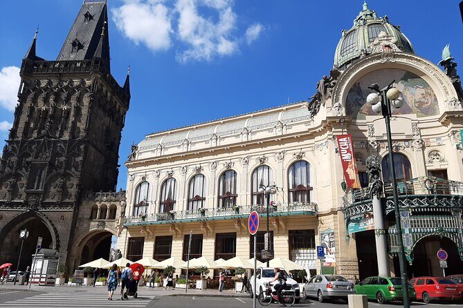 Prague´s Old Town, Jewish Quarter and Charles Bridge Private Tour - Municipal House and Powder Tower: Prague’s “how did they build that?” stops