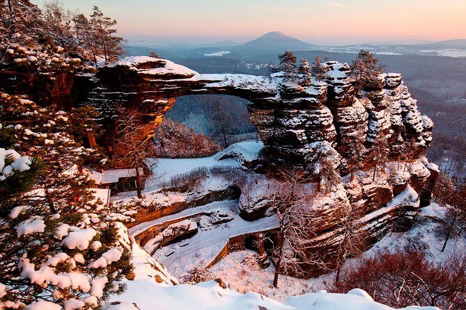 Pravcicka Gate & Bastei Bridge Winter National Park Tour from Prague - Pickup From Prague: Early Start, Comfortable Ride