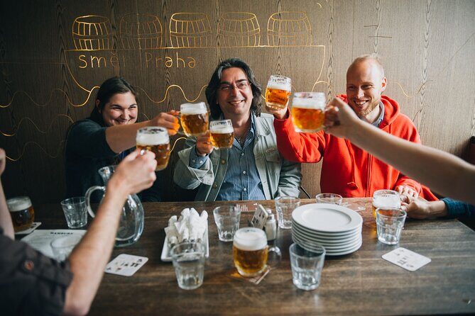 PRIVATE 4 Hour Tour: Czech Beers & Tapas in Prague's Local Areas - The museum detour with 1968 bullet holes: a serious story between tastings