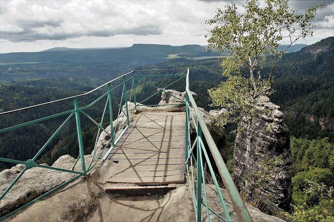 Private Bohemian-Saxony Switzerland luxury tour All-Inclusive - Bastei Bridge in Germany: the first view-terrace vibe over the Elbe