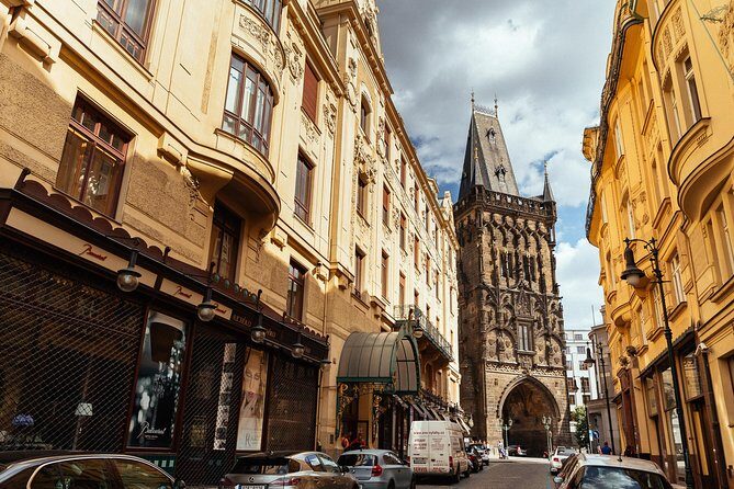 Private City Kickstart Tour: Prague - Adria Palace and Franciscan Garden: A Gentle Start With a Photo Stop