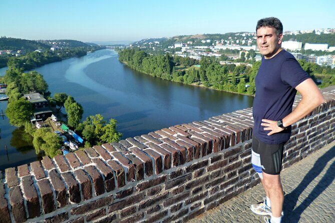 Private Custom Running Tour around Prague - Charles Bridge: a famous Prague landmark with a quick running pause