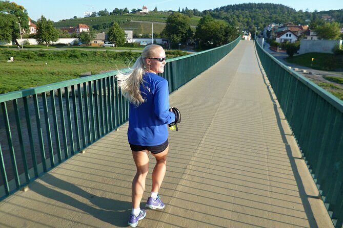 Private Custom Running Tour around Prague - Letná Park viewpoint: your payoff at the end of the run