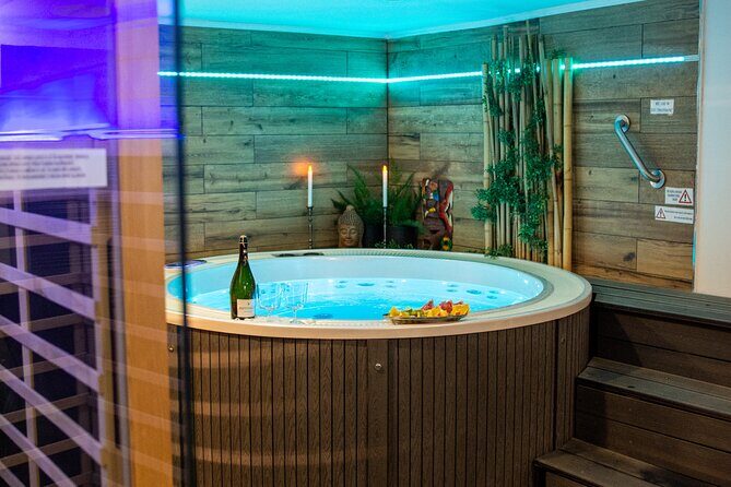 Private Spa with Jacuzzi and Sauna - BLACK ZONE - Privacy, Music, and Lighting: The “Luxury” Part You Can Actually Feel