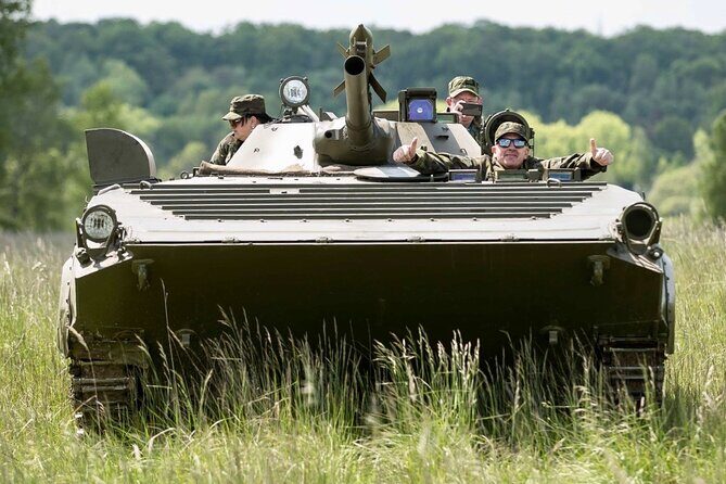 Ride in a BMP tank and military garage tour Prague - Inside the Military Garages: Vehicles You Can See Up Close