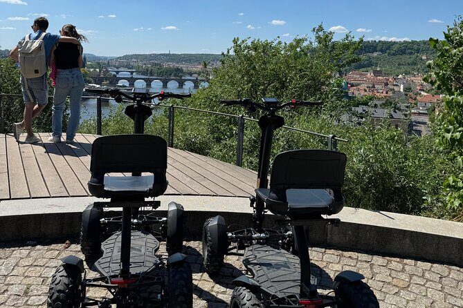 Scooter tours to Prague Castle and views. - Petřín Hill and the Optional Tower Tradeoff