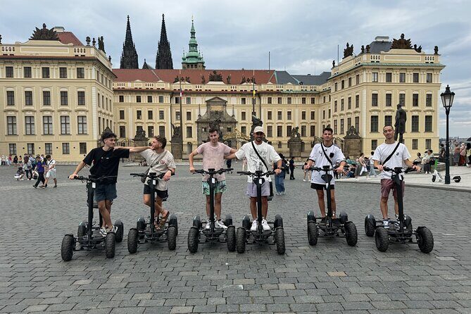 Scooter tours to Prague Castle and views. - Lennon Wall: Ask For It, Then Grab Photos