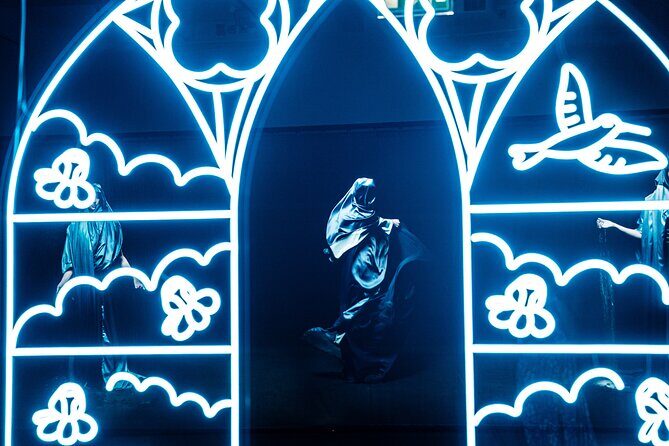 Spiritual Prague: An Exhibition - Blue Flower Inside Hybernia Theatre: A “Building First” Kind of Prague Story