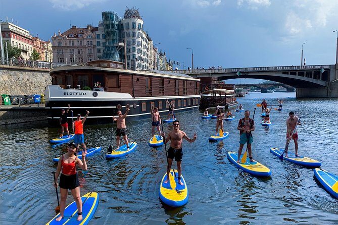 Stand-Up Paddleboarding on the Vltava River in Prague - Meeting point at Yacht Club CEREPodolské: start strong, no stress