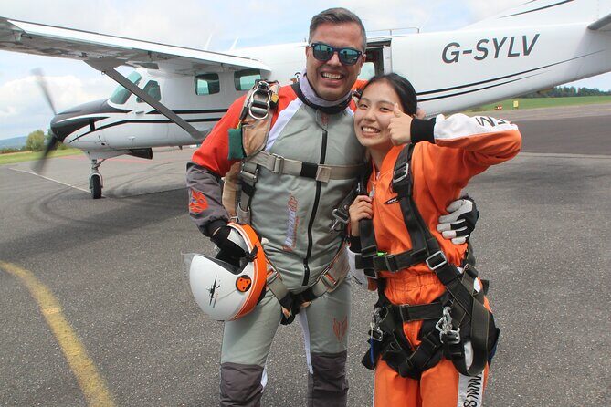 Tandem Skydiving in Prague - Tandem Jump with transfers! - Parachute flight time: about 7 minutes of control and views