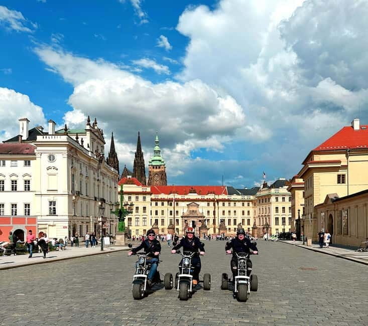 The best Trike Bike Prague city tour - Entering Prague by trike: why this feels easier than walking