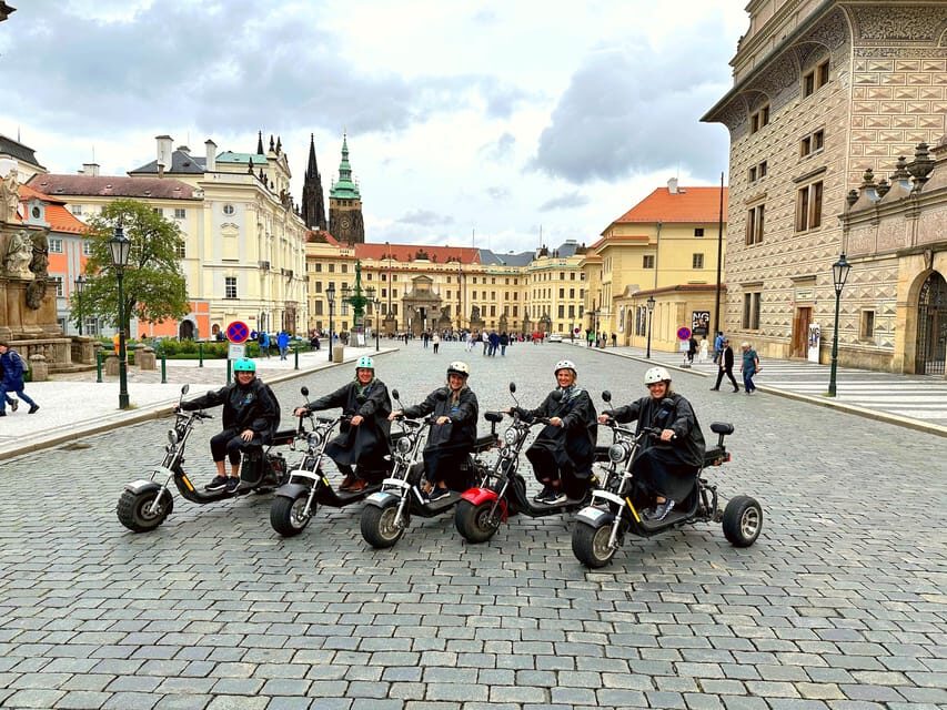 The best Trike Bike Prague city tour - Charles Bridge views from multiple angles (including Park Cihelná)
