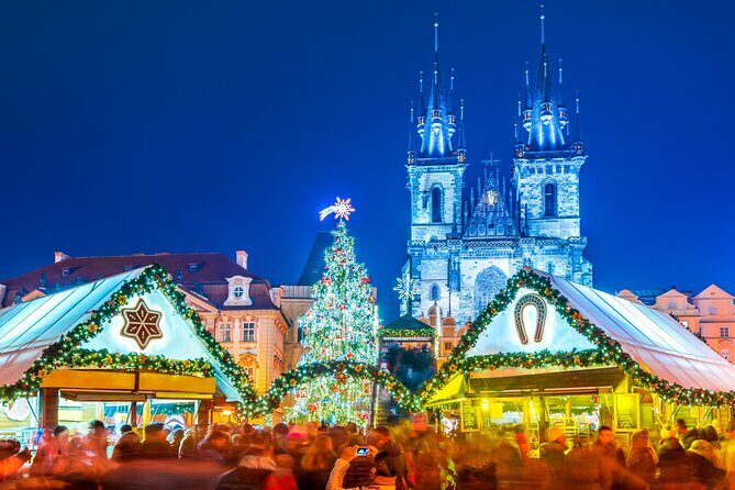 Tour 3 Magical Prague Markets with Locals, Christmas Goodies incl - Old Town Square’s market first taste, with Astronomical Clock views