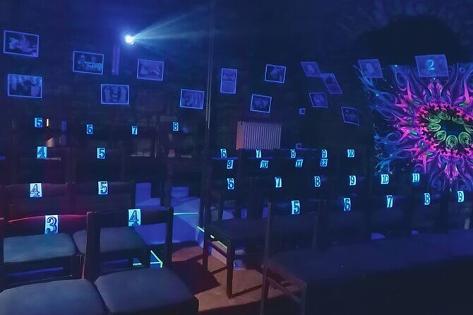 Underground Black Light Theatre Interactive Show in Prague - How You Follow the Story Without Language