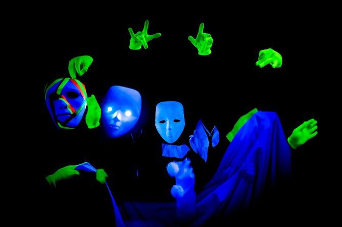 Underground Black Light Theatre Interactive Show in Prague - Price and Value at About $22.88