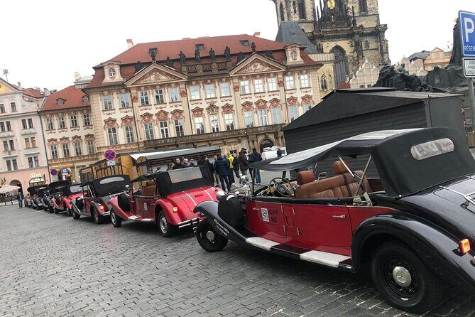 Vintage Cars Prague - Grand City Tour 150min / 1-6 pers. 2,5hrs - Powder storage history and the Czech National Museum overview