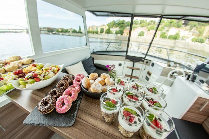 VIP Prague YachtBoat ONE Experience: All-You-Can-Drink - Price and Value: $800.73 for Up to 14 People