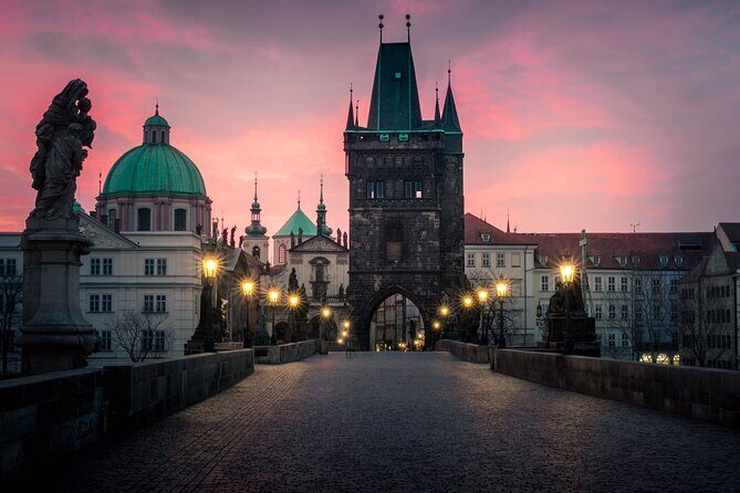VIP Tour: Professional photos - You and Prague Best Monuments - Charles Bridge: Turning a Famous Spot Into Your Portrait