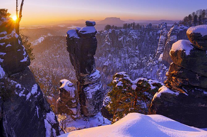 Winter Fairytale The BEST of Bohemian & Saxon Switzerland Hiking Tour - The VIP Advantage at Pravčická brána (Friday to Sunday, and Beyond)